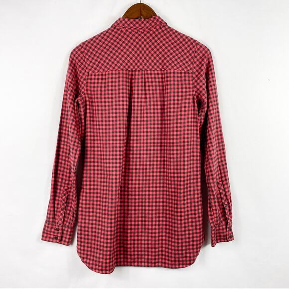 J.CREW Boy Shirt Mini Buffalo Check Tunic - 2 Tall - Picture 5 of 5